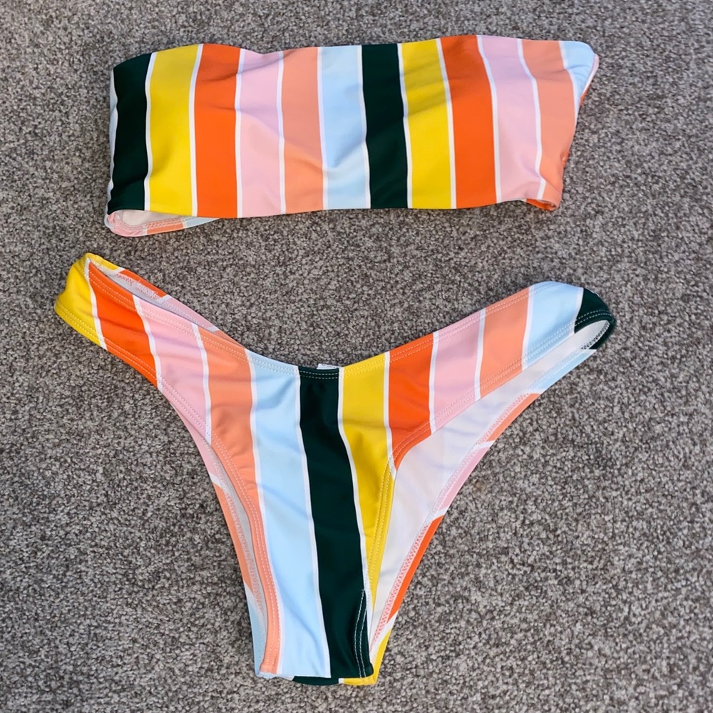 striped suit